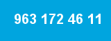 963 172 46 11 963 172 46 11
